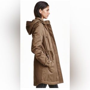 H&M DIVIDED Brown Padded Parka